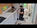 Installing IKEA STENSUND white kitchen 44