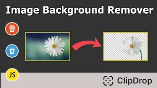 Image Background Remover using ClipDrop API JavaScript CSS3