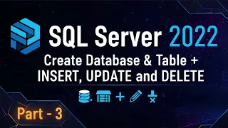 SQL Server Tutorial in Hindi Part 3 Create Database Table INSERT UPDATE DELETE SQL CRUD