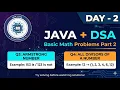 Java using DSA - Day 2 Armstrong Number Print all divisors of a number