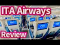ITA Airways Rome to JFK Flight Review Comfort Service and Experience