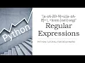 - Regular Expressions in Python With Examples
