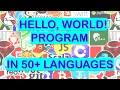 Hello World Program In 50 Programming Languages