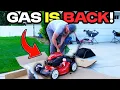Gas Is Back Troy-Bilt TB310C Takes On 20 000 Sq Ft First-Pull Start
