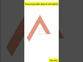 Draw impossible object penrose triangle with python turtle