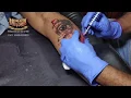 TATTOO TIME LAPSE ILLUMINATI CLOCK TATTOO NEEDLEART
