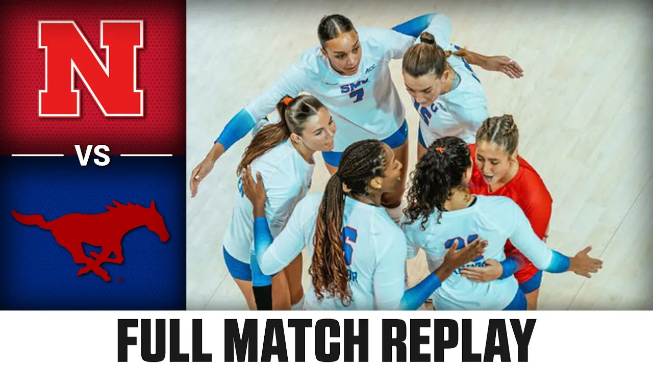 Nebraska vs. SMU Full Match Replay | 2024 ACC Volleyball