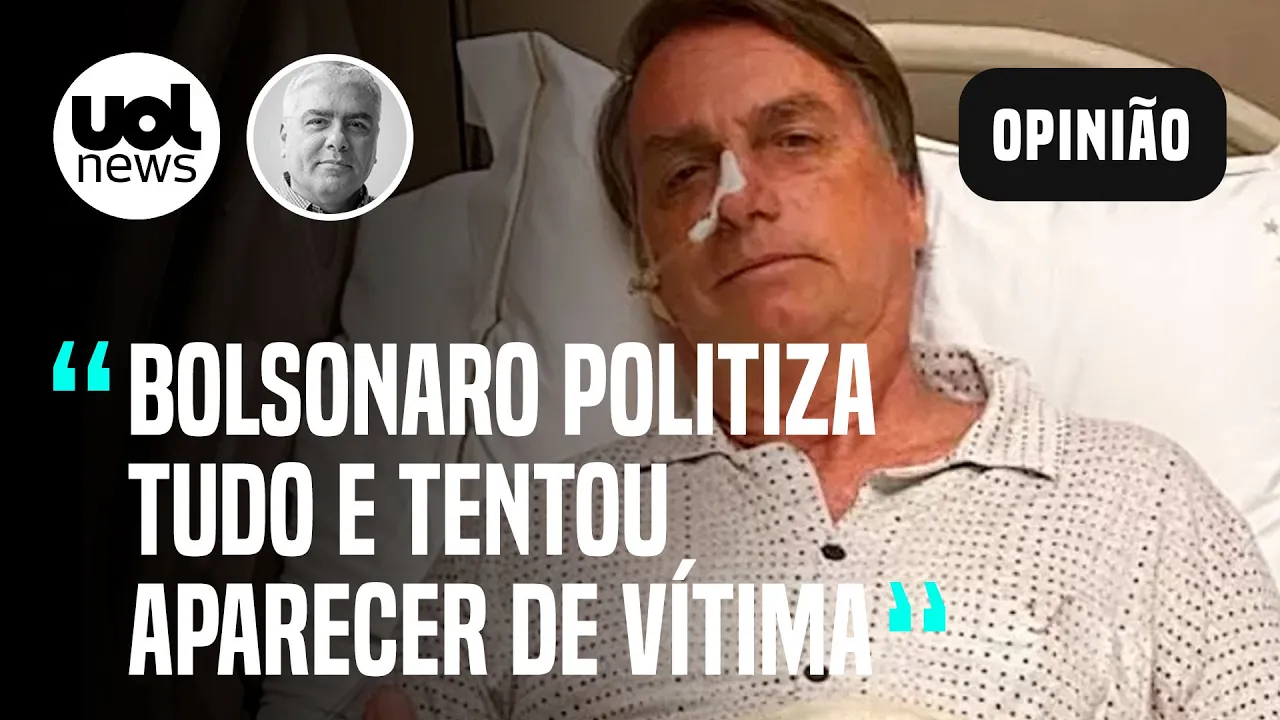 Bolsonaro faz pior politização ao ligar má alimentação à facada, diz Portella