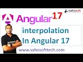 interpolation Binding in Angular 17 Data Binding Angular 17 Tutorials in Hindi