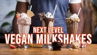 Oreo Vanilla Ice Cream Milkshake - Easy Homemade Oreo Milkshake Recipe. 