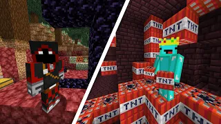 Minecraft Speedrunning with Skeppy but We Can't Sleep!