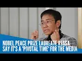 Download Lagu Nobel Peace Prize laureate Ressa say it's a 'pivotal time' for the media
