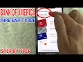 Bank Of America Wire Swift Code