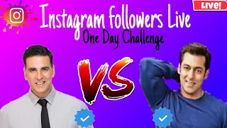 akshay kumar vs salman khan live instagram follower who will win