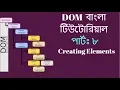 Bangla JavaScript DOM Tutorial - Creating Elements