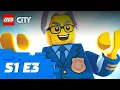 Lagu LEGO CITY | S1 E3 ✈️ 👮‍♂️ | Luchtpolitie