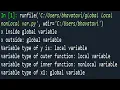 Global Local Nonlocal Variables in Python Scope of Variable Python Hindi Tutorial with Code