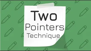 Two Pointers Technique in JavaScript