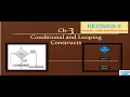 Class-11 CS with Python Revision-2 Ch-3 Conditional and Looping Constructs