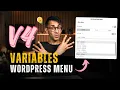 Add the V4 Variables to the WordPress Menu - Elementor V4