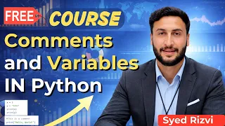 Comments in Python Variables in Python Python Tutorial for Beginners Comments and Variables