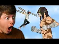 Reacting to CHAINSAW MAN vs ATTACK ON TITAN