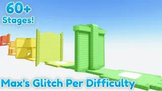 maxs glitch per difficulty chart obby all stages 0 61 