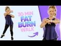30 Min FAT BURN Walking workout Intense Full Body Fat Burn at Home