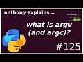 what is argv and argc beginner - intermediate anthony explains