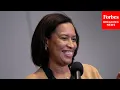 D C Mayor Muriel Bowser Holds Press Briefing After Announcing She Won t Seek Reelection