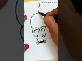 Easy Mouse Drawing For Kids Kids Drawing Easy Steps