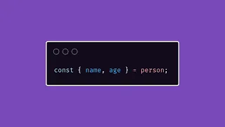 JavaScript OBJECT DESTRUCTURING