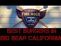 Best burgers in Big Bear Lake California