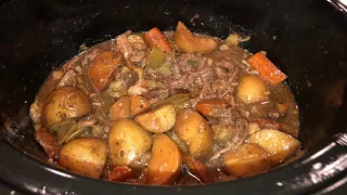 Slow Cooked Beef Stroganoff. 