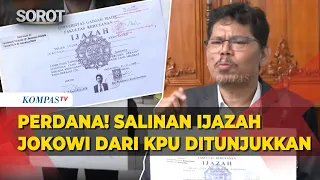  full pertama kali salinan ijazah jokowi dari kpu ri ditunjukkan bonatua silalahi ke publik