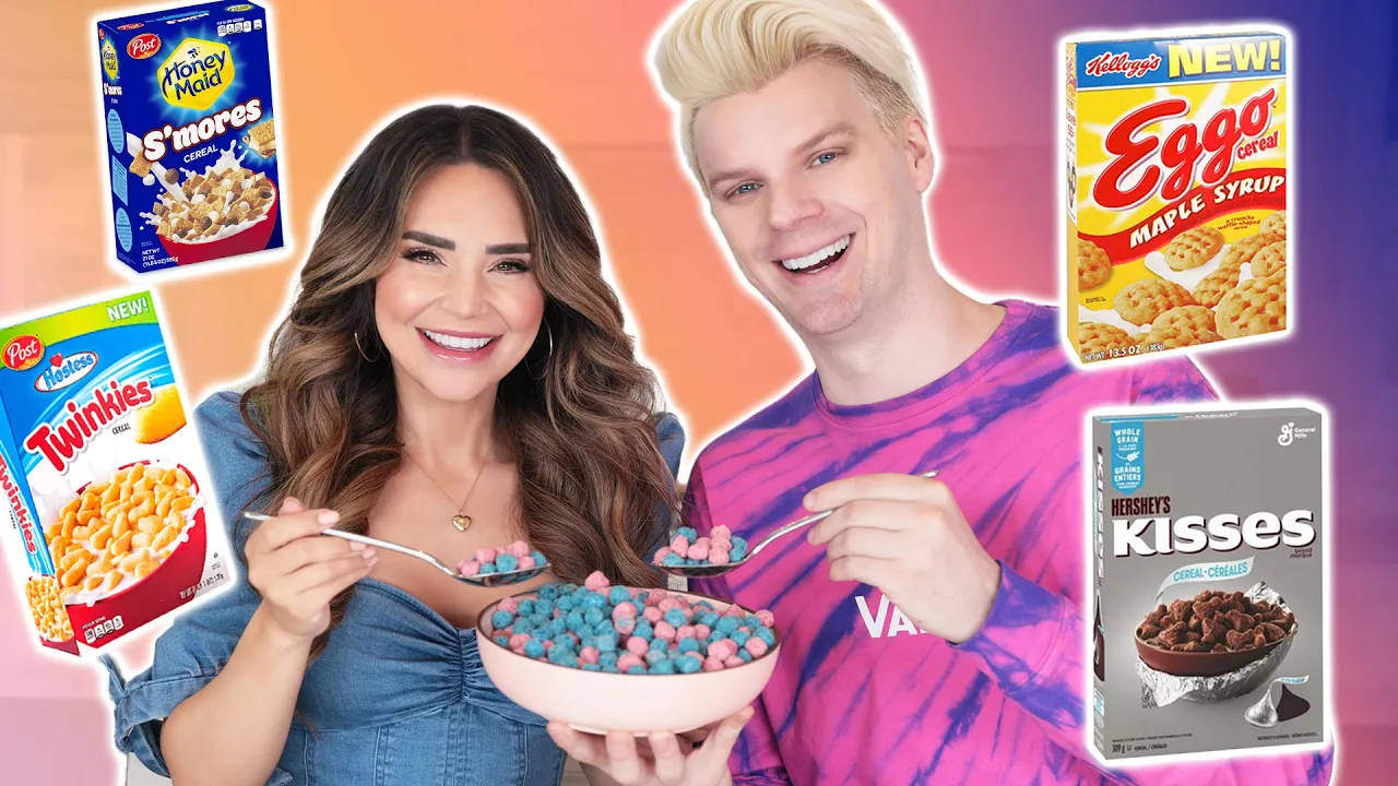 Trying MORE Weird Cereal Flavors! - Part 3