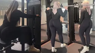 hijab style olah raga try on fitwear legging gym big size bahan premium
