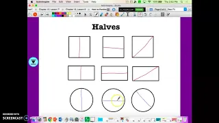 Let S Partition Halves Thirds And Fourths 