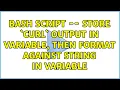 Ubuntu Bash script -