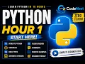 Python Full Course for Beginners Hour 1 Variables Data Types Operators