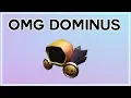 Roblox New Dominus OMG Halloween Dominus