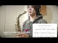 Download Lagu 【What A Wonderful World】Alto Saxophone Standard Jazz Improvisation