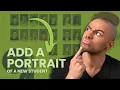 The Easy Way to Add New Student to Portraits