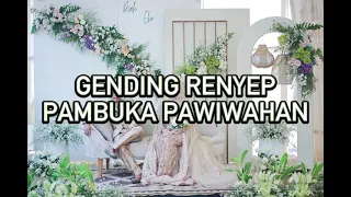 gending pambuka mc pawiwahan