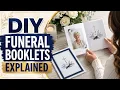 DIY Funeral Booklets Templates Printing Design Tips
