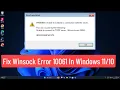 Fix Winsock Error 10061 In Windows
