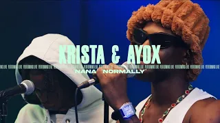 krista u0026 ayox normally nana glitch africa live session