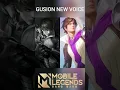 Pengisi Suara Baru untuk Gusion #mobilelegend #shorts