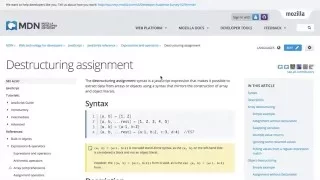 Javascript ES6 Destructuring - Object Literal Basics