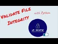 File Integrity Demo Using Python hashlib